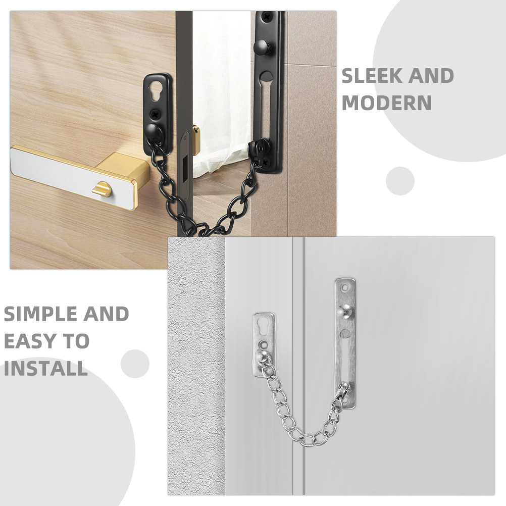 2Pcs Stainless Steel Door Chai - огляд і ціна Security Chain Door