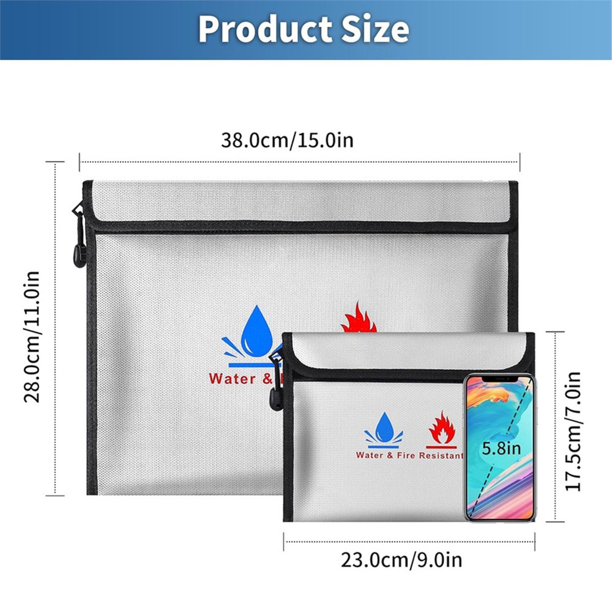 BHBL Fireproof & Waterproof Do - огляд і ціна Fire Safe Document