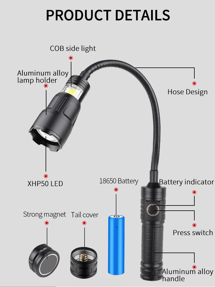 USB Rechargeable XHP50 LED Fla - огляд і ціна Power Outage Light