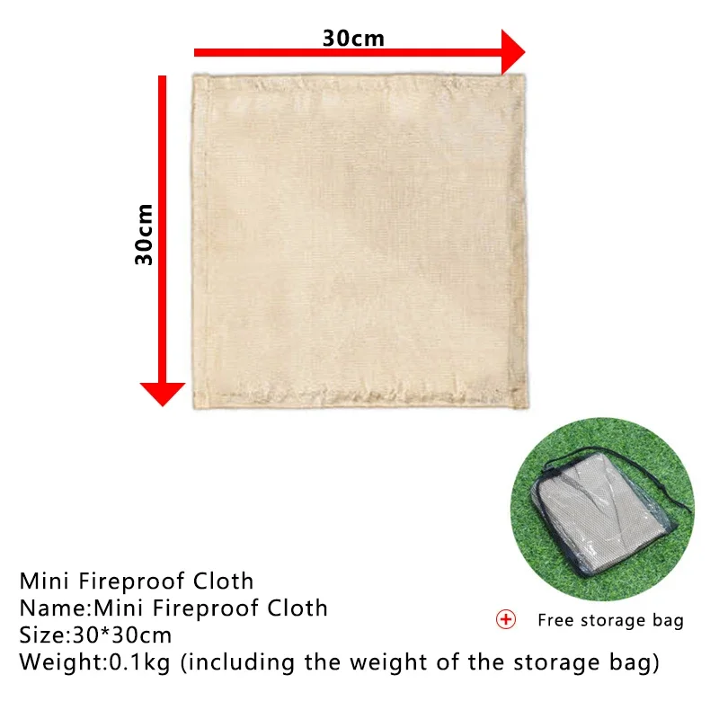 1pc Outdoor Camping Fireproof  - огляд і ціна Fire Blanket Kitchen