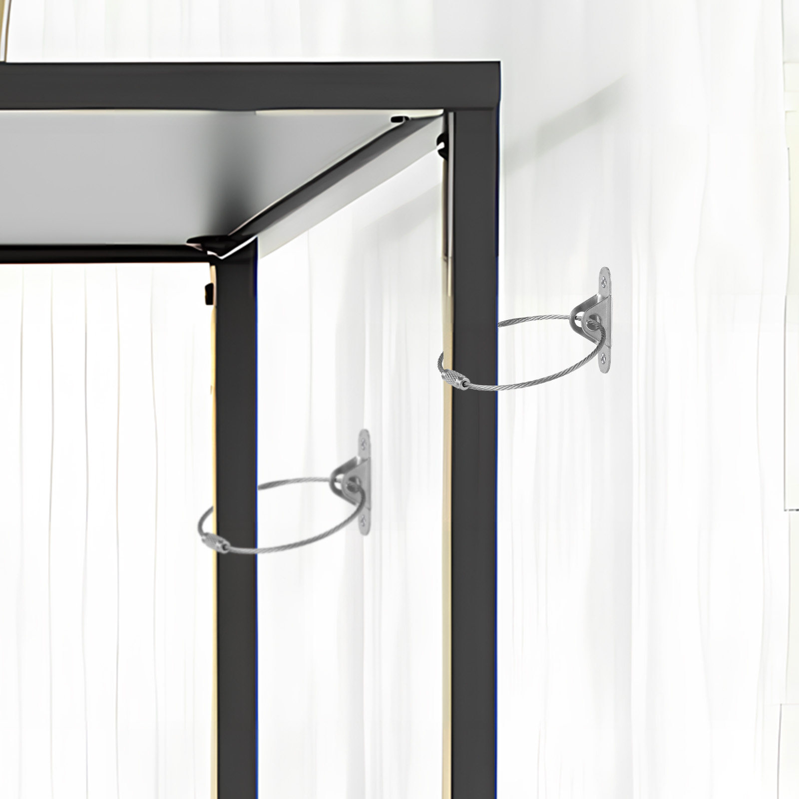 6Sets Secure Furniture to Wall - огляд і ціна Earthquake Anchor Strap