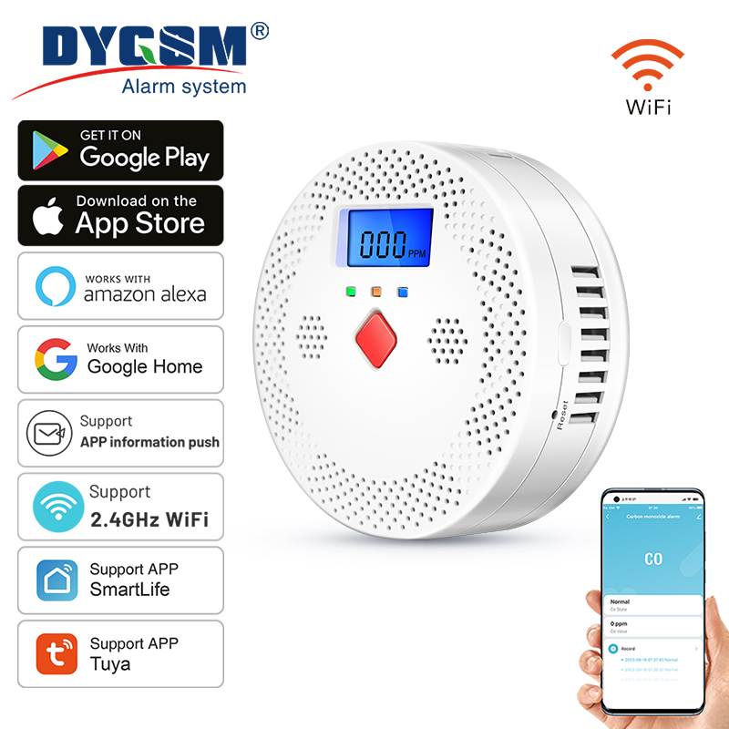 Tuya WiFi Smart Carbon Monoxid - огляд і ціна Co Detector Plug